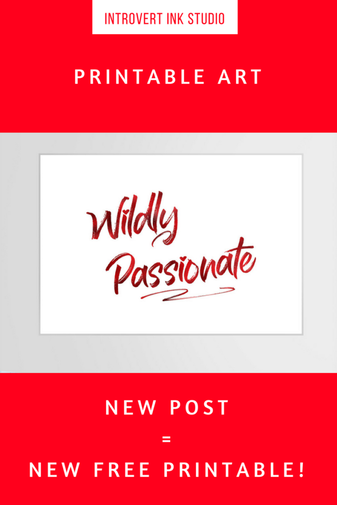 wildly passionate