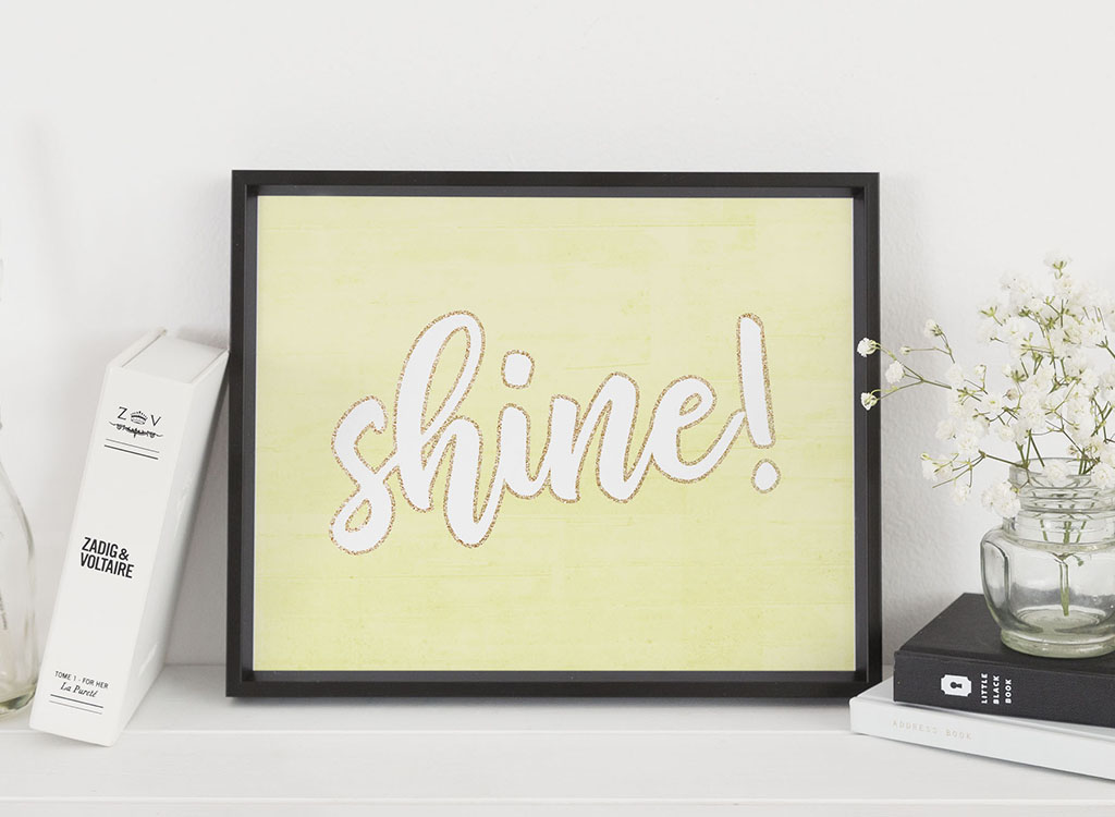 shine! print