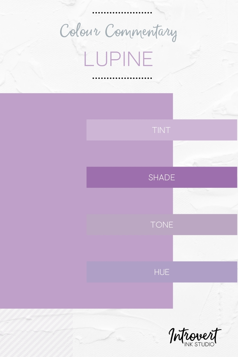 Colour commentary - a case for lupine