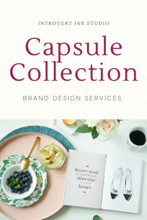 capsule collection - brand design services