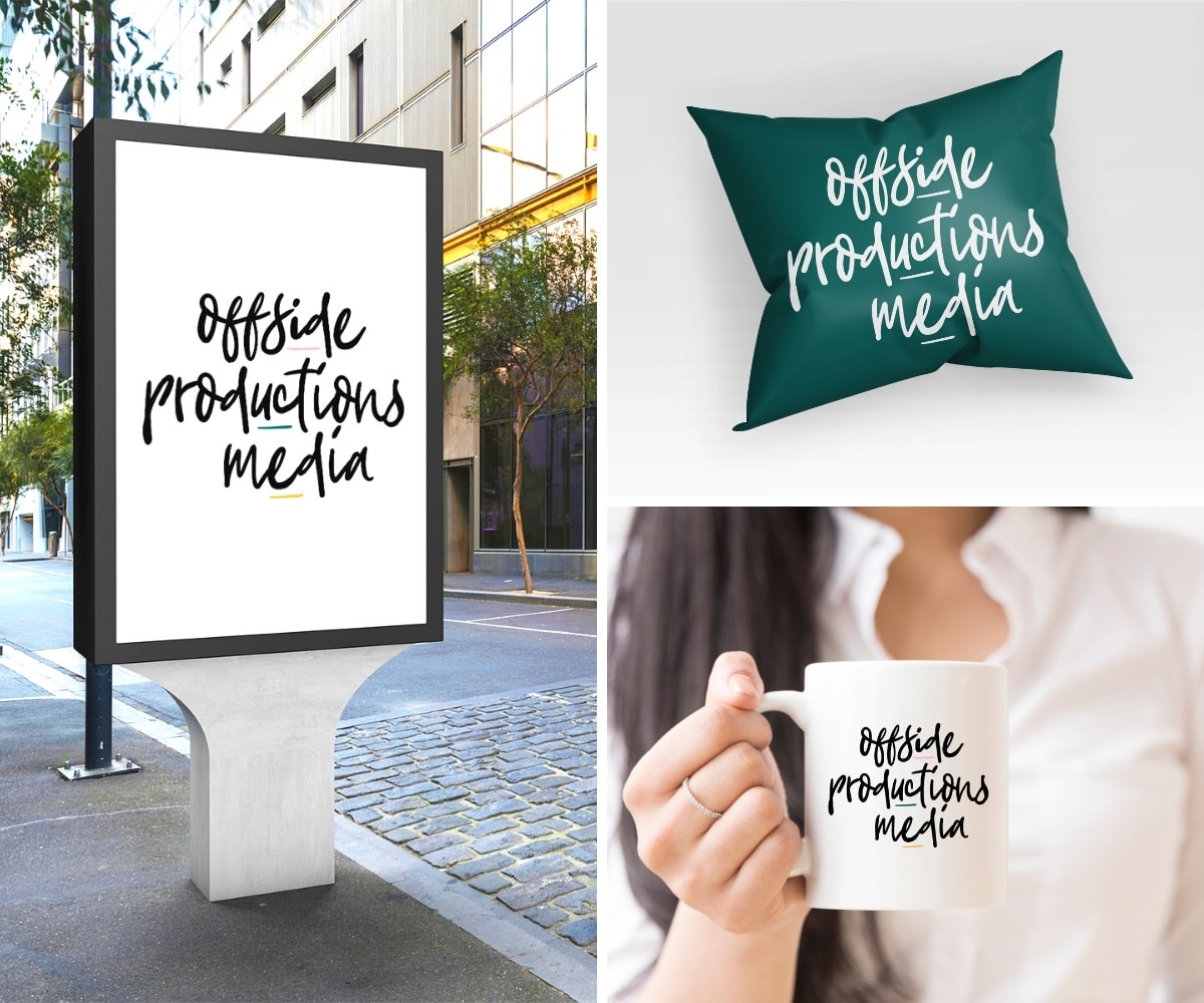 brand mockups offside productions media