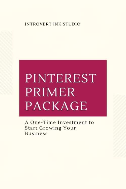 Pinterest primer package