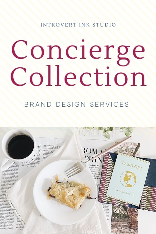 concierge collection - brand design services