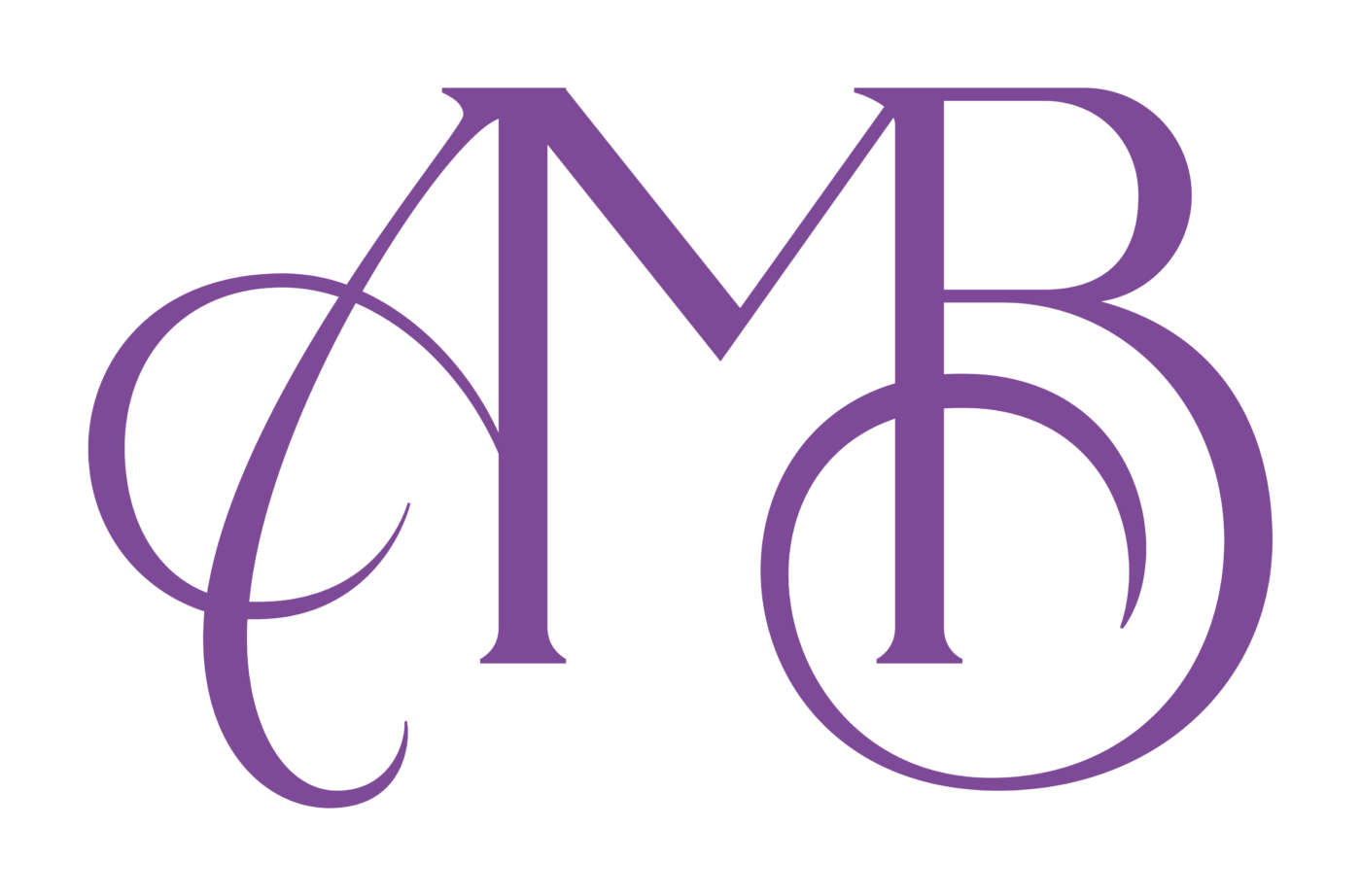 initial-based logo for anne-marie batson